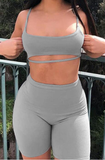 PEAK A BOO SHORT SET