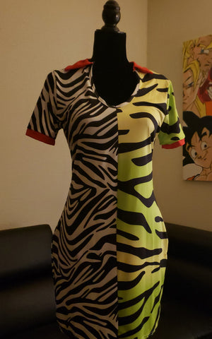 MONA ZEBRA DRESS