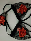 ROSE LINGERIE SET