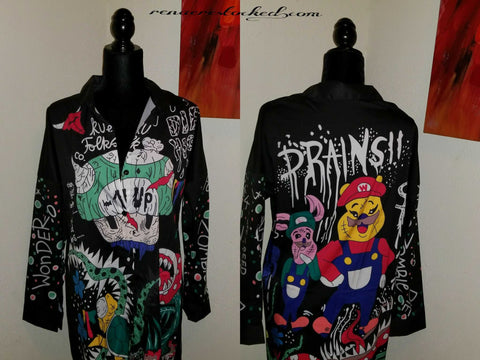GRAFFITI DRESS SHIRT