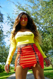 ROXY LACE UP SKIRT