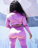 PEARLY VELVET PANTS SET
