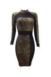 WILD PRINT DRESS