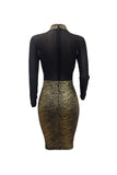 WILD PRINT DRESS